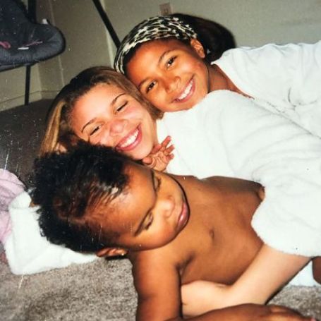 Naomi with her siblings